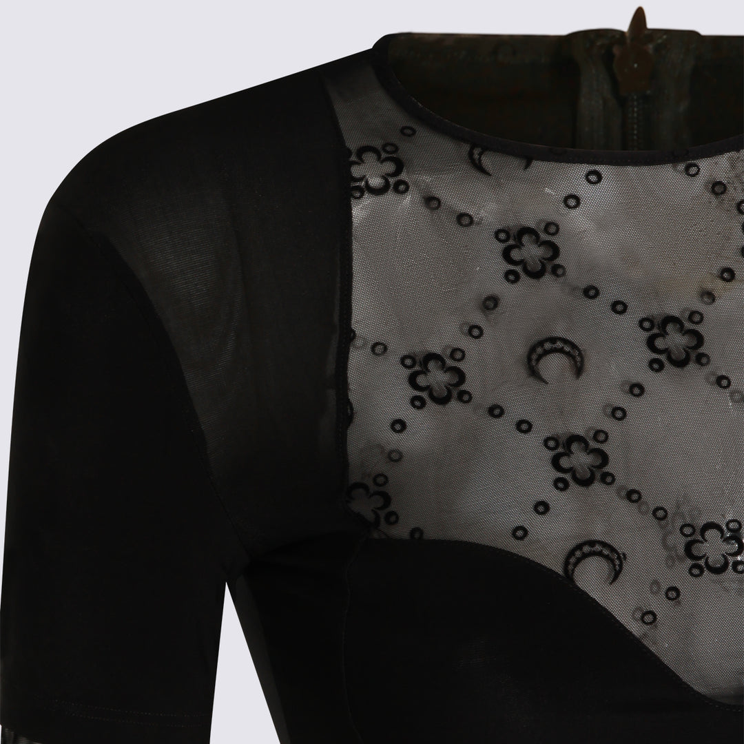 Marine Serre Dresses - Blacks and greys | e833e0e01f593ca1743b8ff8eff95123c3b41c8c