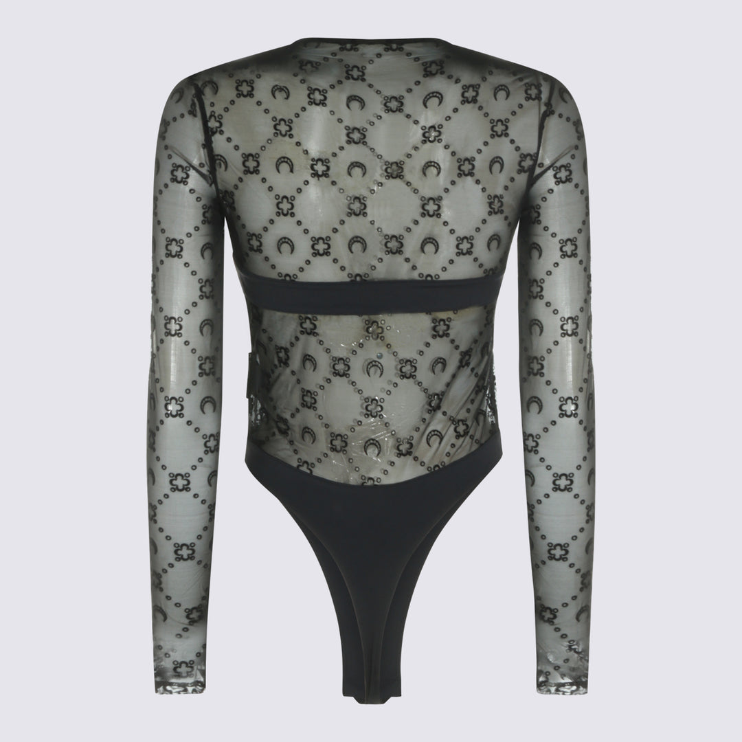 Marine Serre Dresses - Blacks and greys | ab19b24be2884b21f1a48a8570fa4aaa74f08880