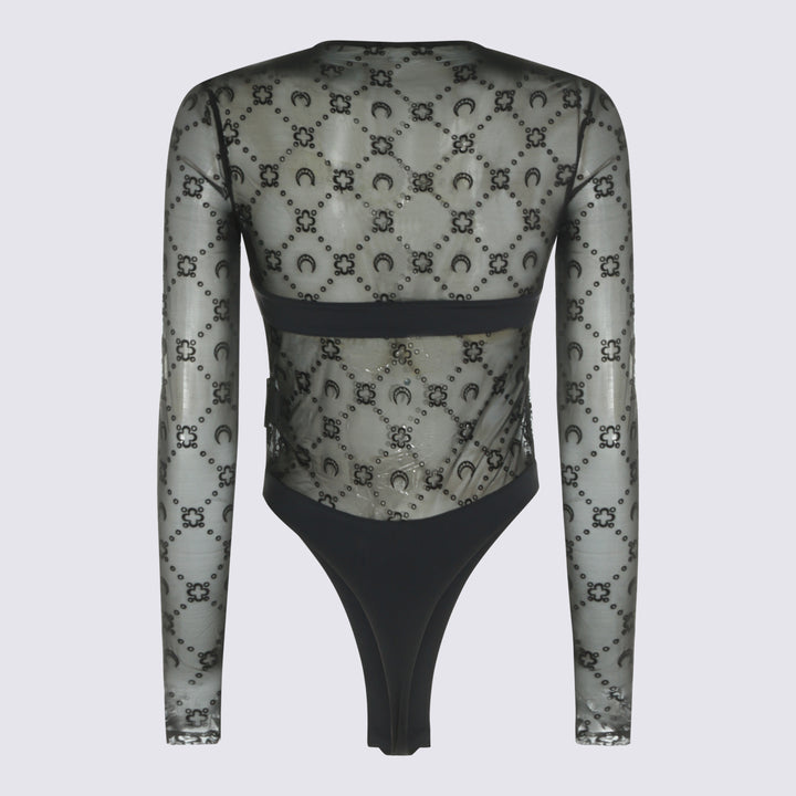 Marine Serre Dresses - Blacks and greys | ab19b24be2884b21f1a48a8570fa4aaa74f08880