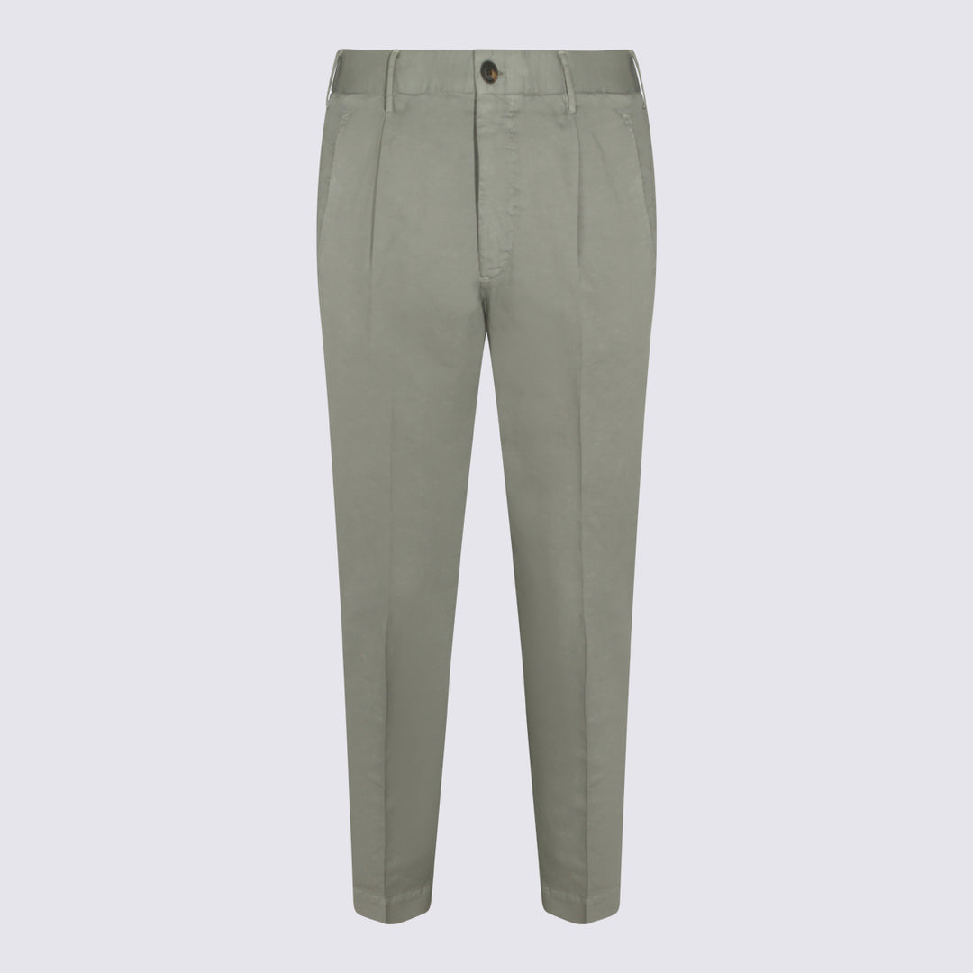 Incotex Trousers - LIGHT GREEN | f9e794d37775b73d61bd20c821dbdcdf3648cd74