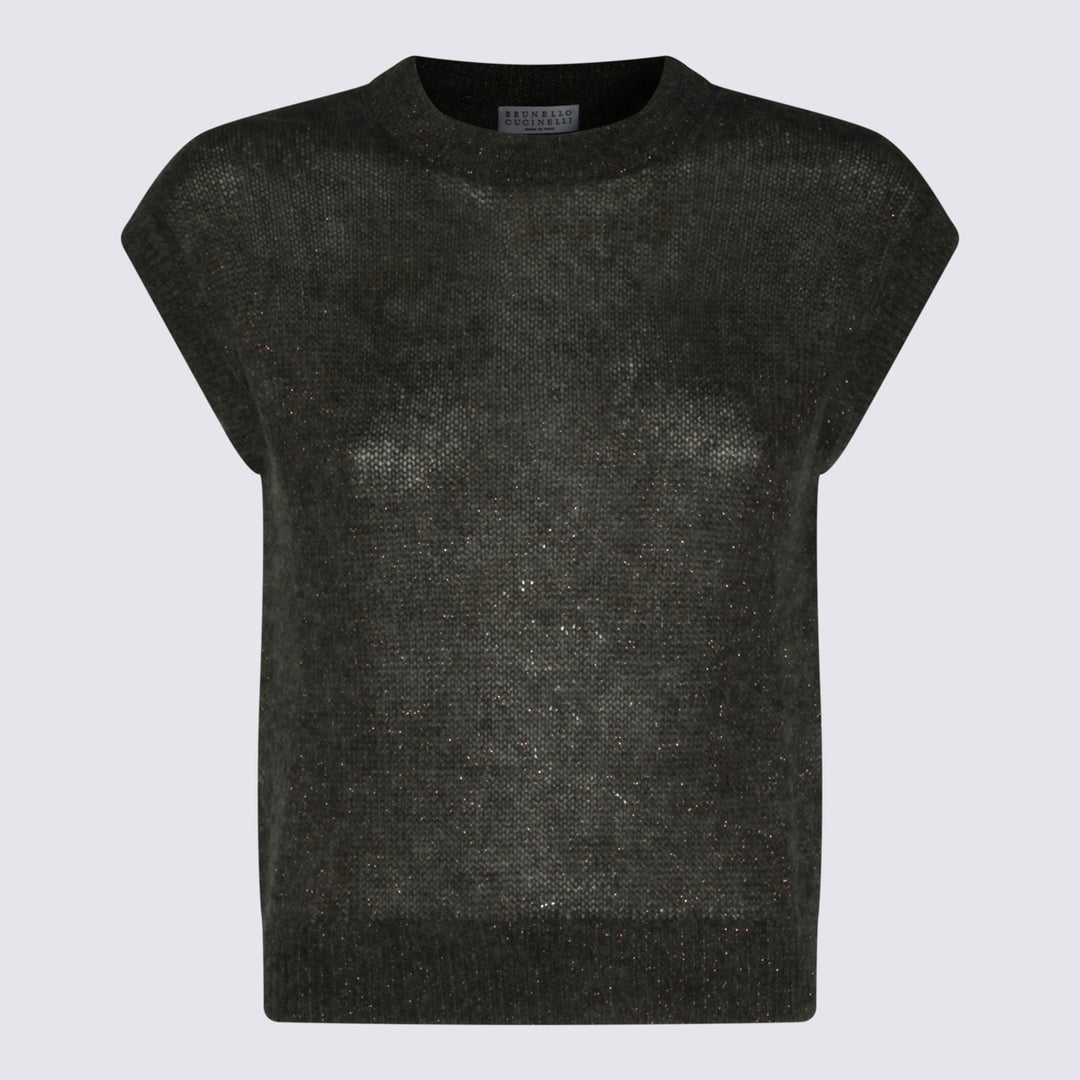 Brunello Cucinelli Sweaters - Neri e Grigi | cb7afa51646d6e9631fd48e751204fe6f298ade2