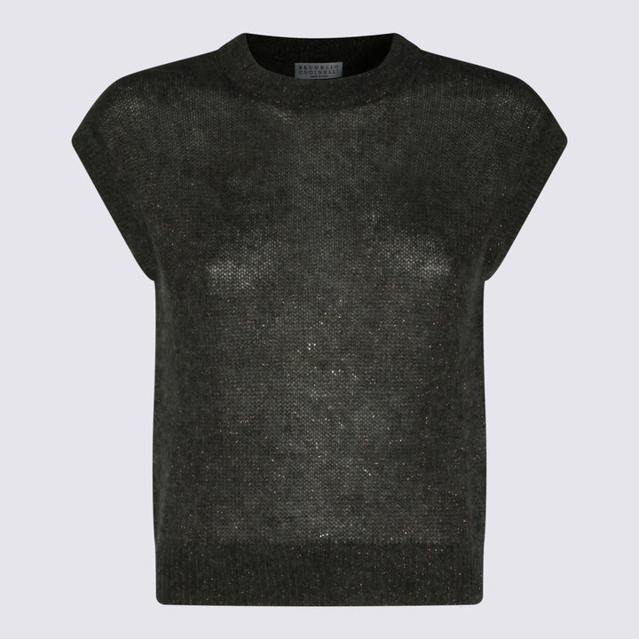 Brunello Cucinelli Sweaters - Neri e Grigi | cb7afa51646d6e9631fd48e751204fe6f298ade2