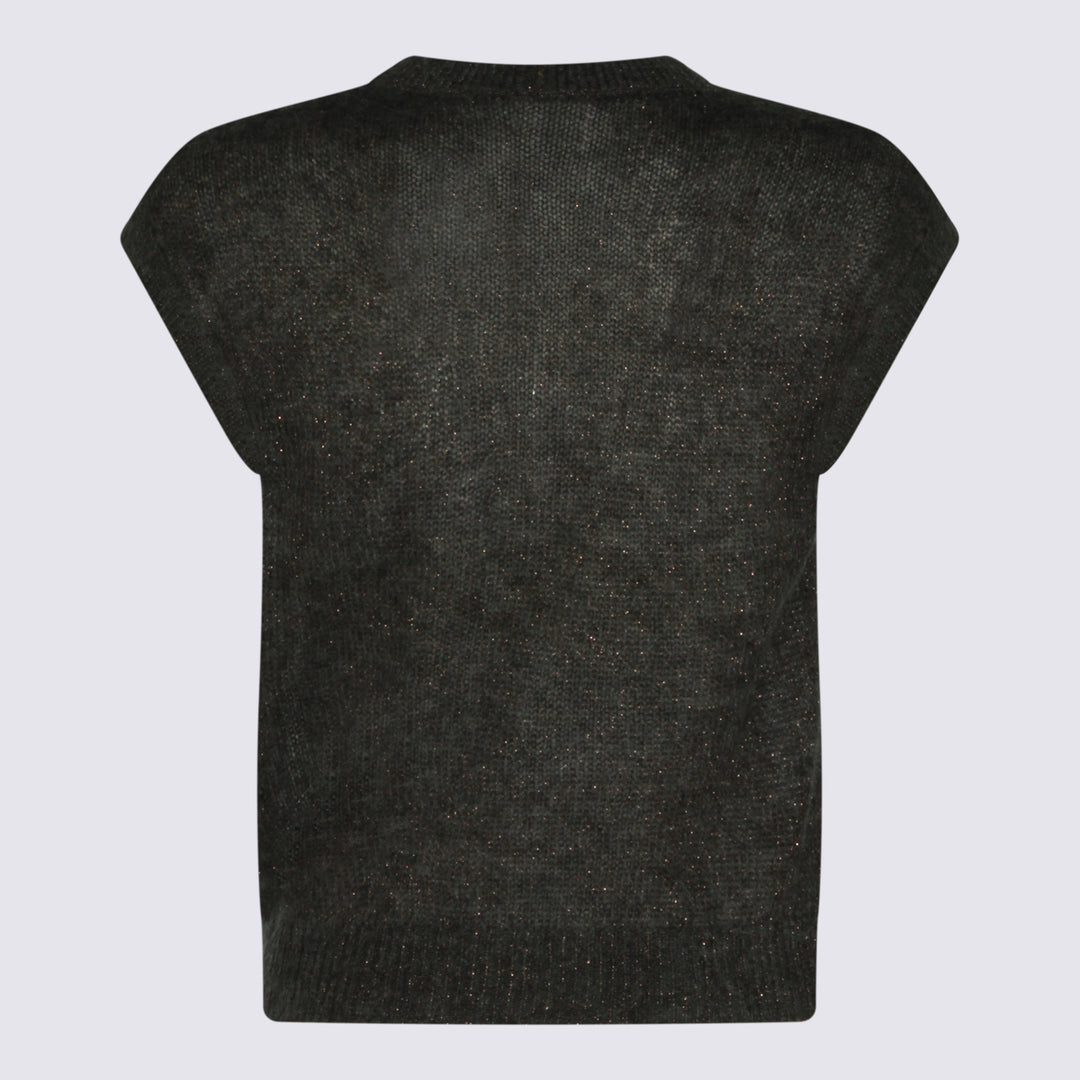 Brunello Cucinelli Sweaters - Neri e Grigi | 513e63e1813d71b71076a23e1f575c32f4340673