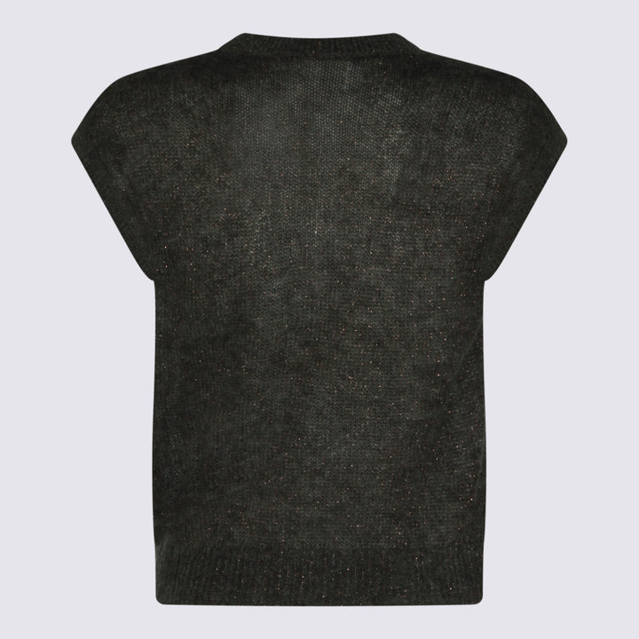 Brunello Cucinelli Sweaters - Neri e Grigi | 513e63e1813d71b71076a23e1f575c32f4340673