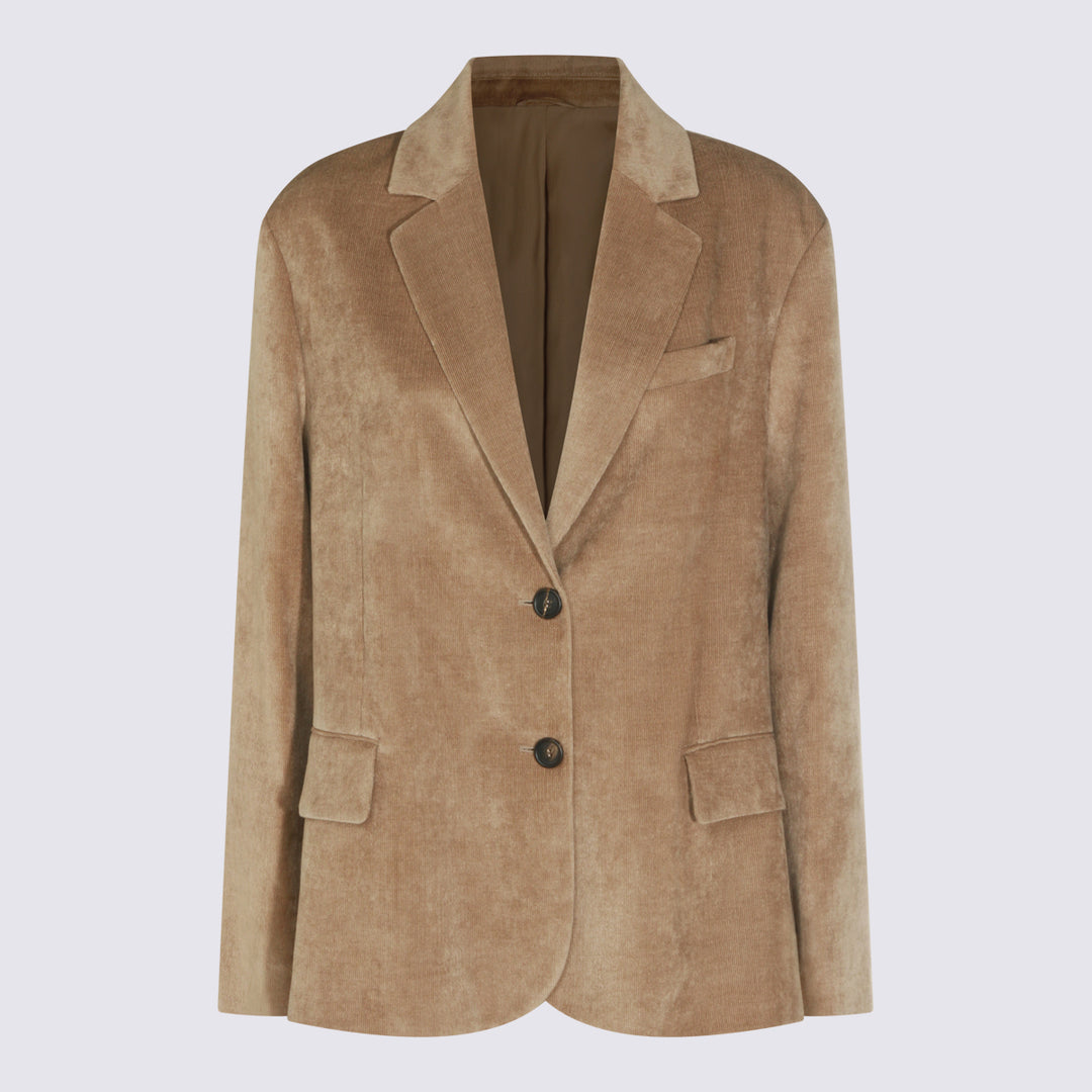 Brunello Cucinelli Jackets - CAPPUCCINO | d3a48607a6dbcb42a6fcd6a08019408edf0b6cb8