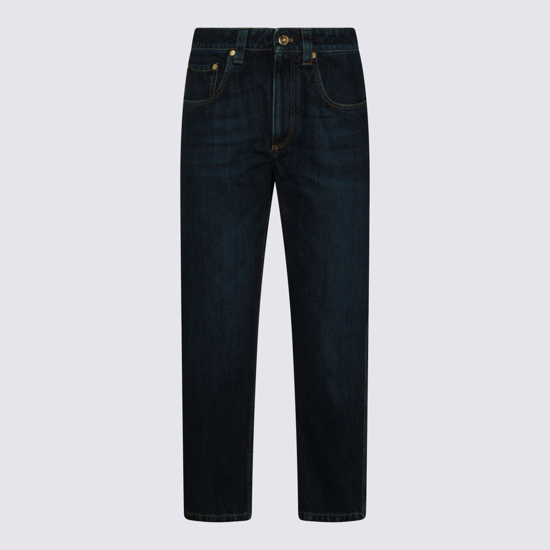 Brunello Cucinelli Jeans - Blu e verdi | a45033b08aec8290e89b070f19d87ff94835c720