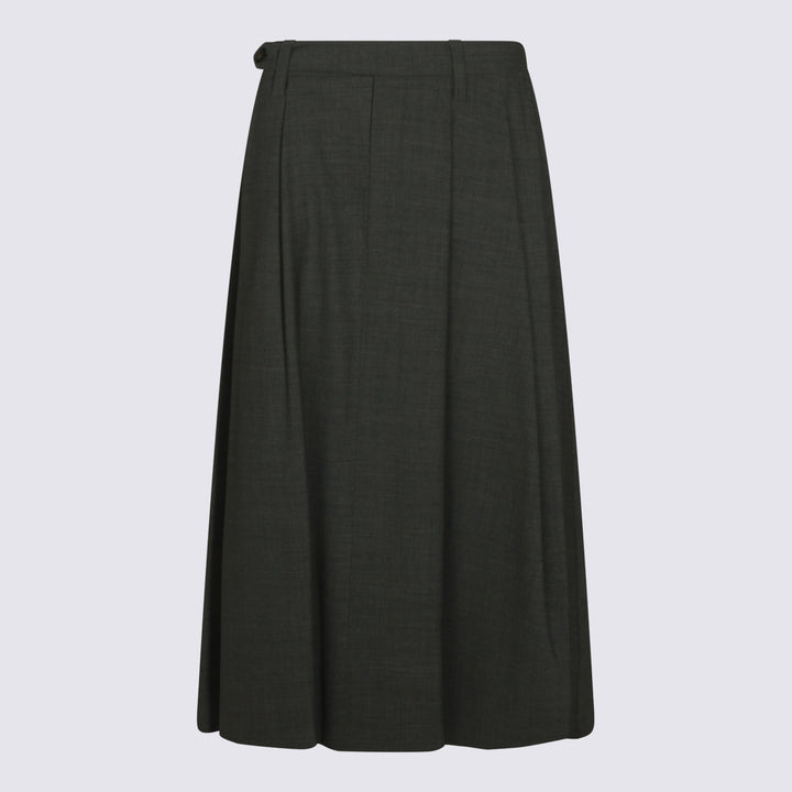 Brunello Cucinelli Skirts - Grigio medio | cc86b0c9eabf91e9edf958828917fe66843141b7