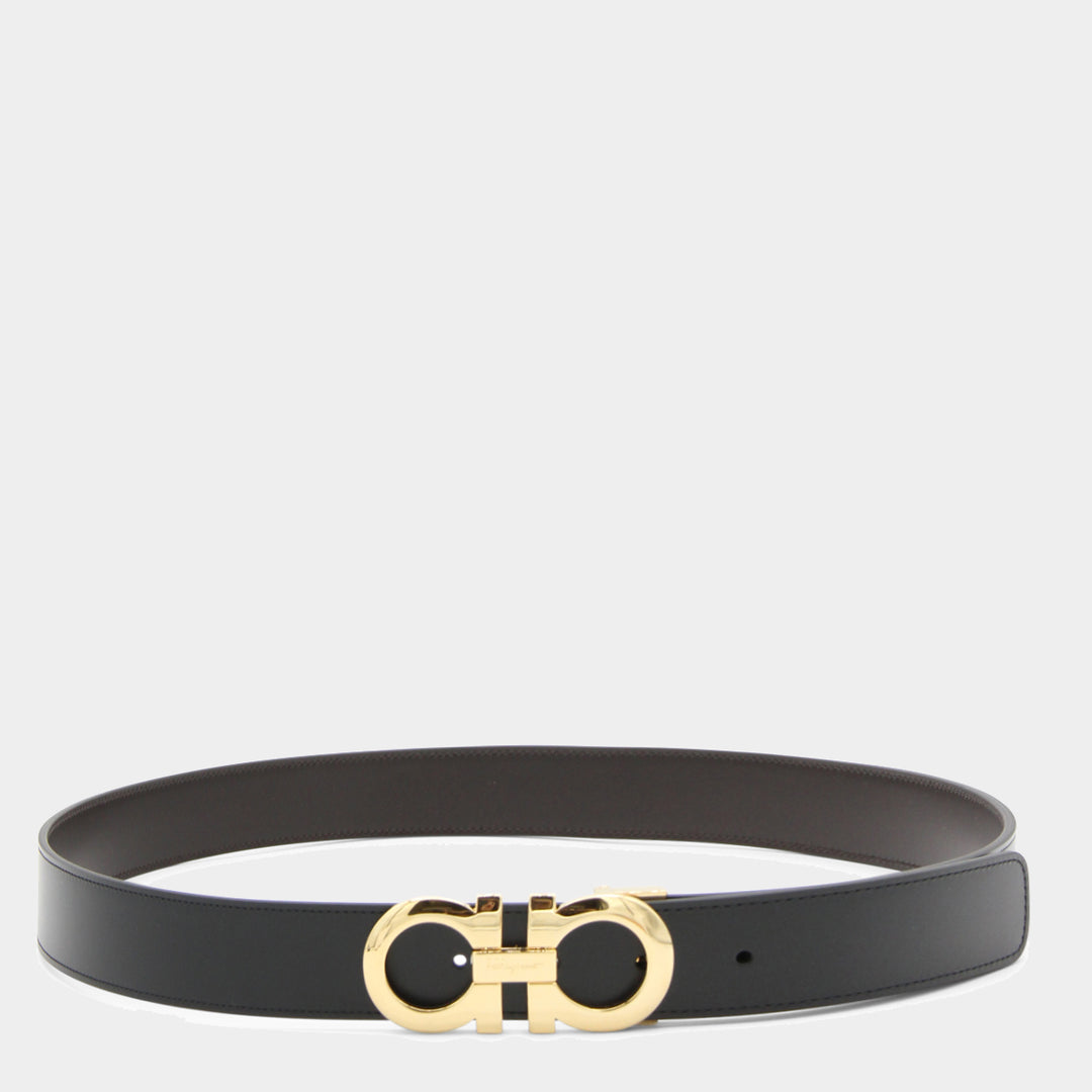 Ferragamo Belts - BLACK/HICKORY | d4440ddbde6ea3be2007d13122532ea68223c7ae