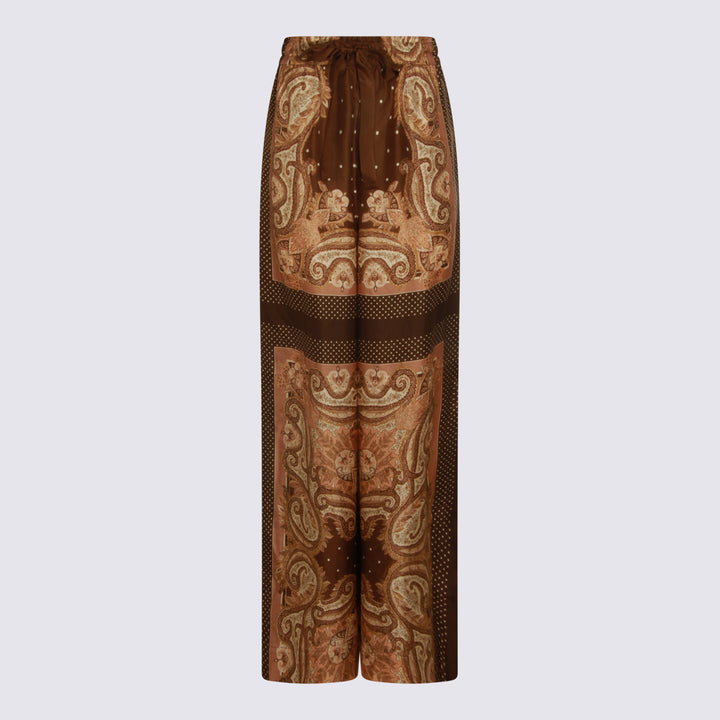 Zimmermann Trousers - CARAMEL PAISLEY | 4335550f05b9673ee480ee895b4b228a7f170e15