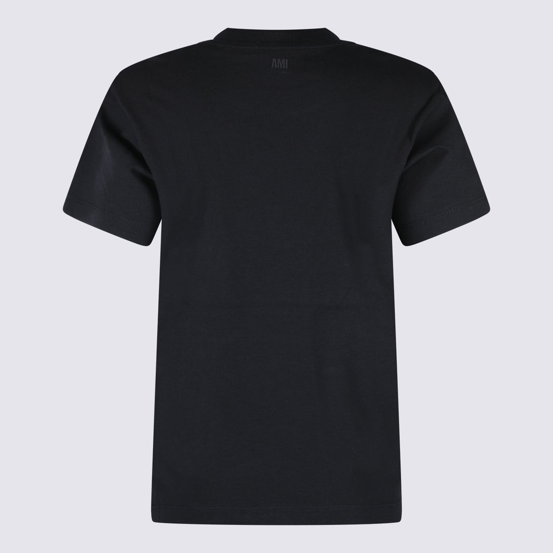 Ami Paris T-shirts and Polos - Black | 6e5e37a2b78d29534a3b427e0c950c6ae8b53f06