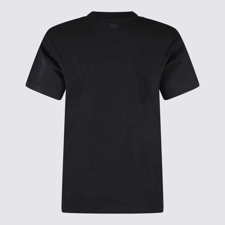 Ami Paris T-shirts and Polos - Black | 6e5e37a2b78d29534a3b427e0c950c6ae8b53f06