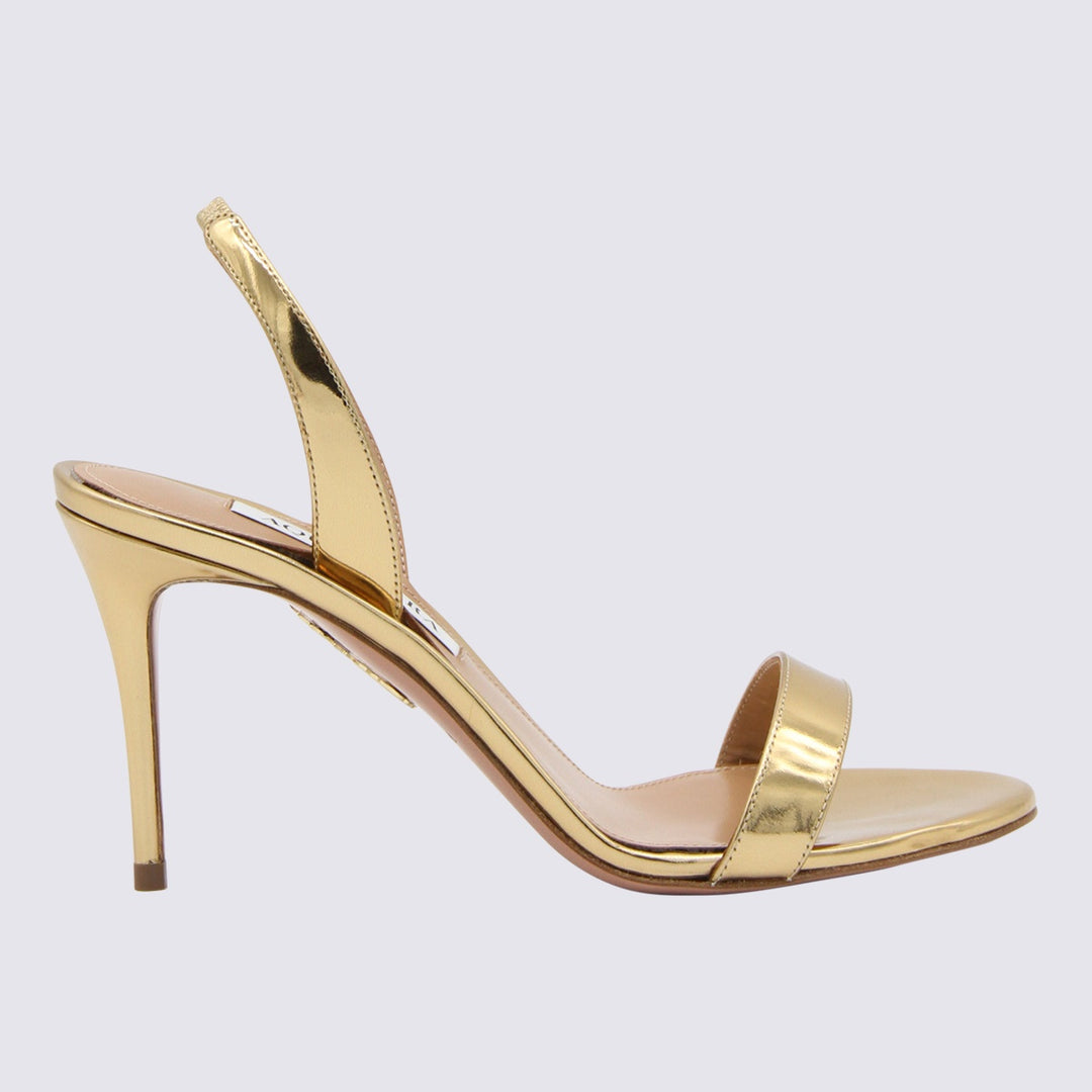 Aquazzura Sandals - SOFT GOLD | 3b66e6703a354b54ca2fe464f7358cc27603db8f