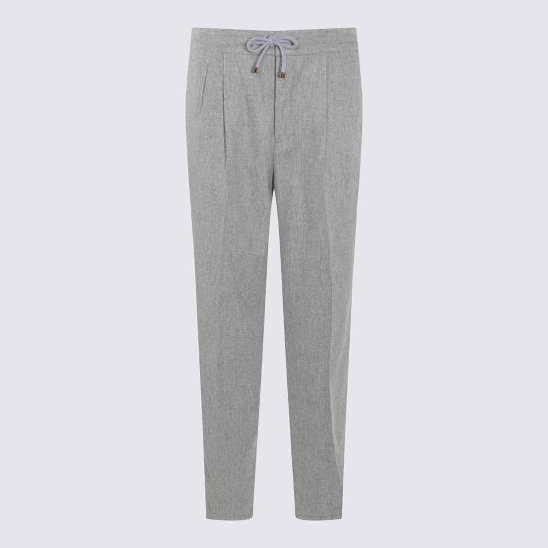 Brunello Cucinelli Trousers - Light grey | 1d69bd26a87e95c70f4a26b5c11cf09b0e524cda