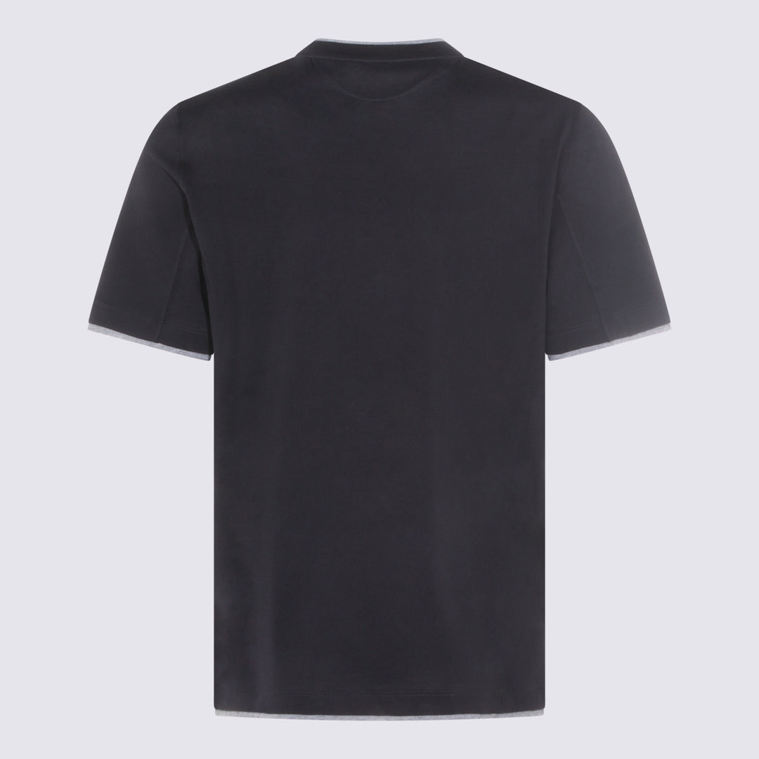 Brunello Cucinelli T-shirts and Polos - Navy | d74732111622065e235d99d257f6c32c519fcca8