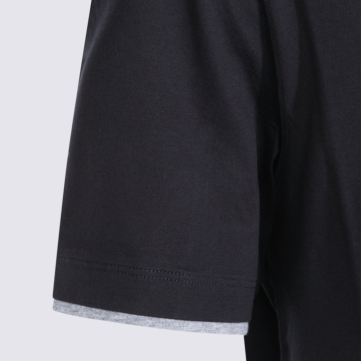 Brunello Cucinelli T-shirts and Polos - Navy | 79bce5a29db403cf7608bbc1ce4de6a08471e256
