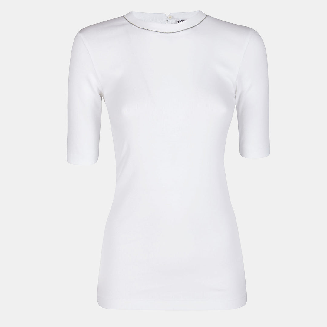 Brunello Cucinelli T-shirts and Polos - Neutri | f64a3bc82f4bc24c2d038c4743dbd0dc0836d217