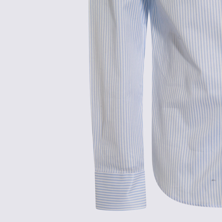 Canali Shirts - White-Blue | 014ea657b5d60a02062625b4eda3d96df43c8ca0