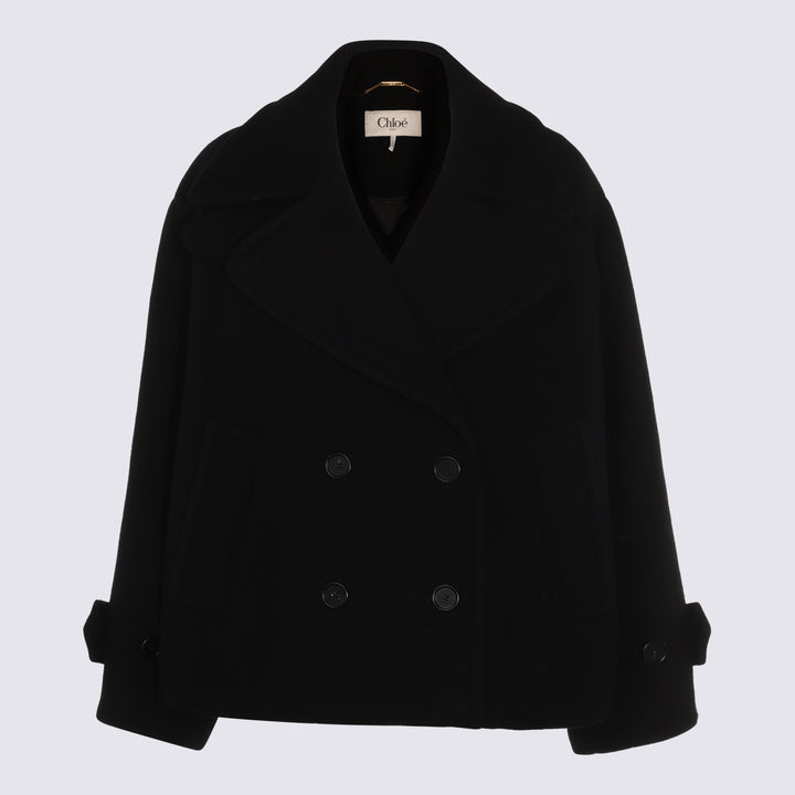 Chloè Coats - Black | 6ea86ce35102061823d9f3a74453498ed2a7d85a