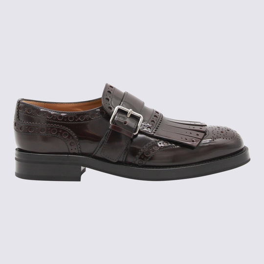 Flat Shoes Burgundy