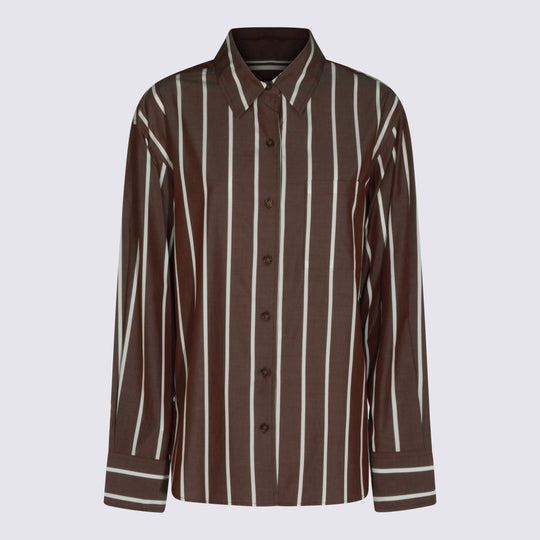 Shirts Cream-Brown