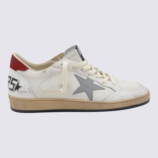 Sneakers White/Silver Blue/Red