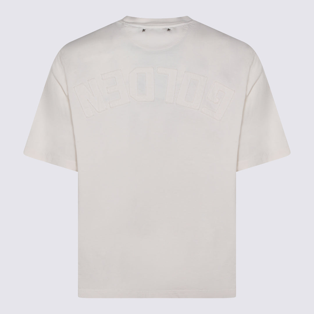 Golden Goose T-shirts and Polos - HERITAGE WHITE | 805c99c21629b2a5b5037d66b43305ca1f3764e3