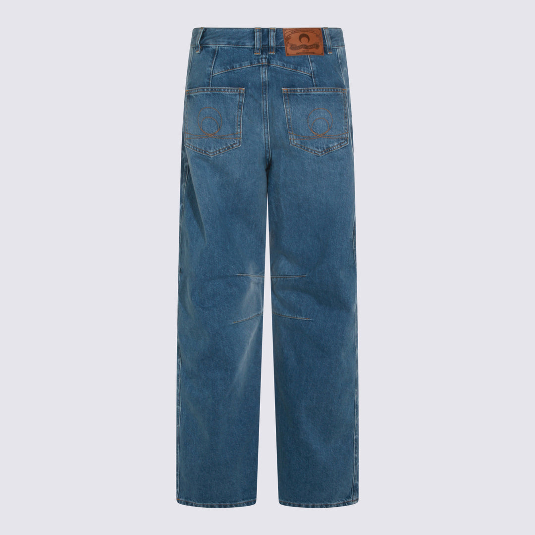 Marine Serre Shirts - Blu e verdi | 4f3f30c65076337ddf58d670328d5970c71caabb