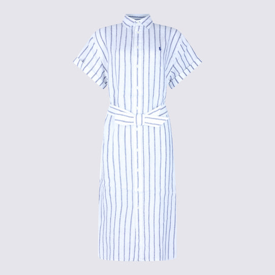 Dresses White/Royal