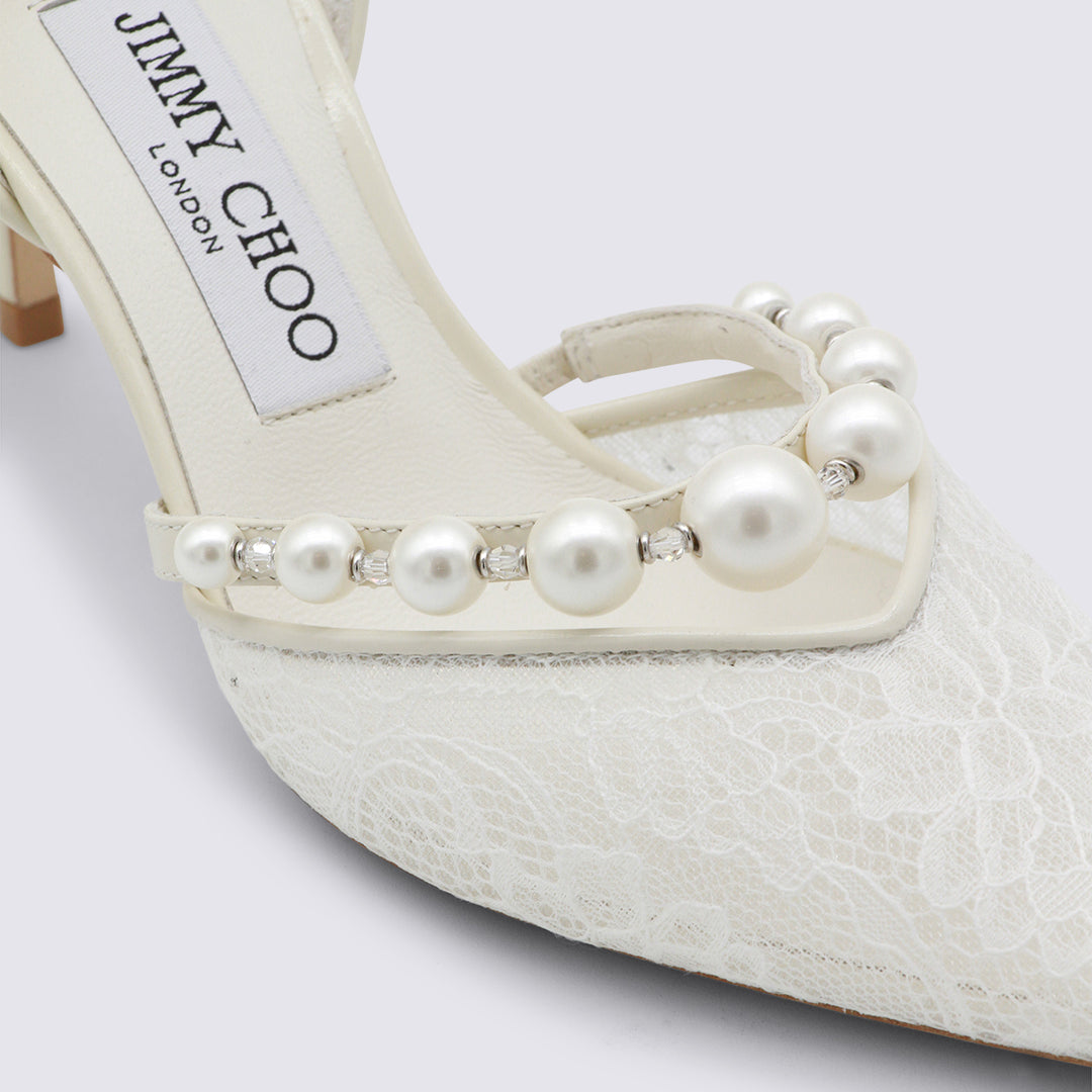 Jimmy Choo With Heel - IVORY/WHITE | 1712fd951a8b3798692cbb85bc7895cf0139b3e5