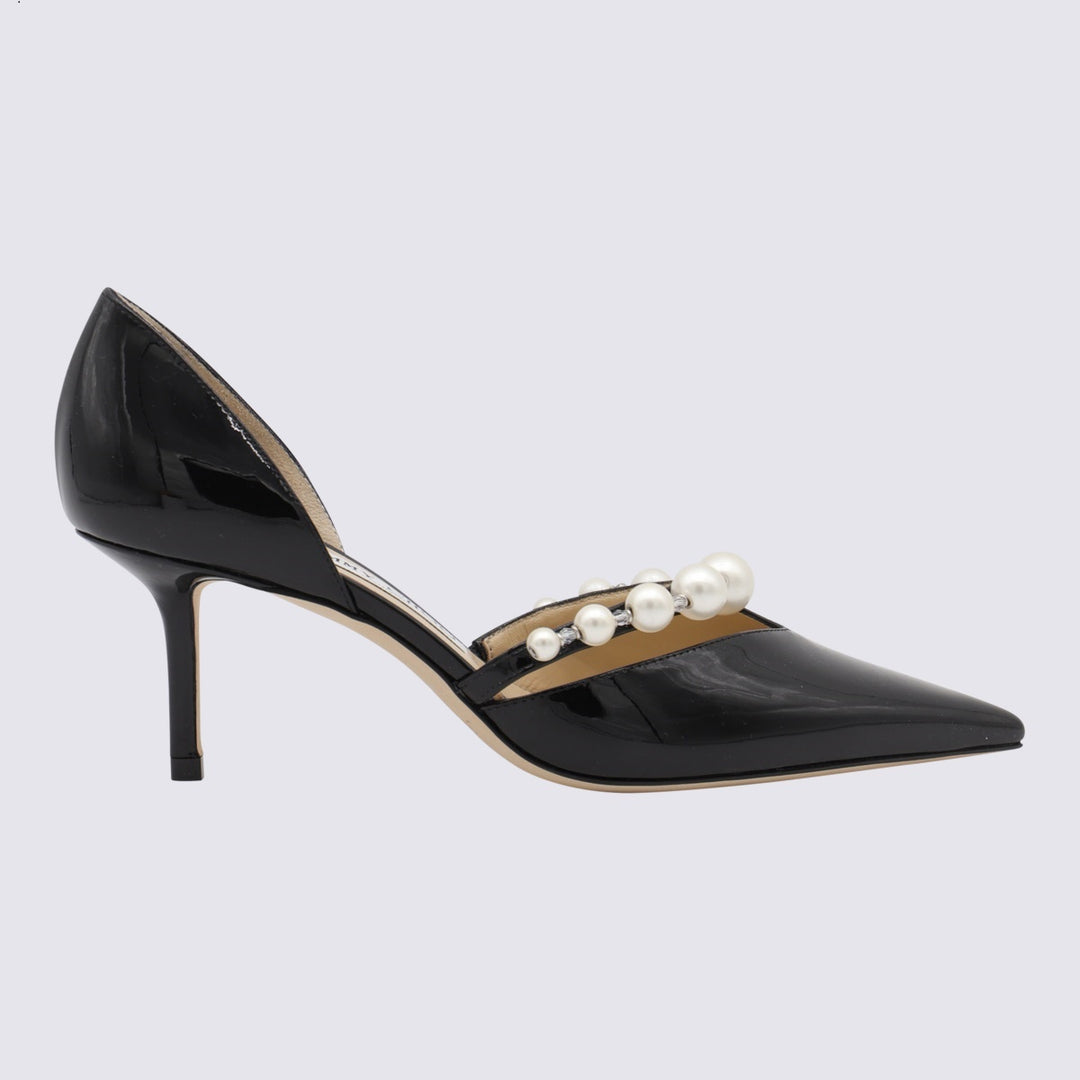 Jimmy Choo With Heel - BLACK/WHITE | 79b8a81a519a00f91d223f0df1e61c94ce50a45a