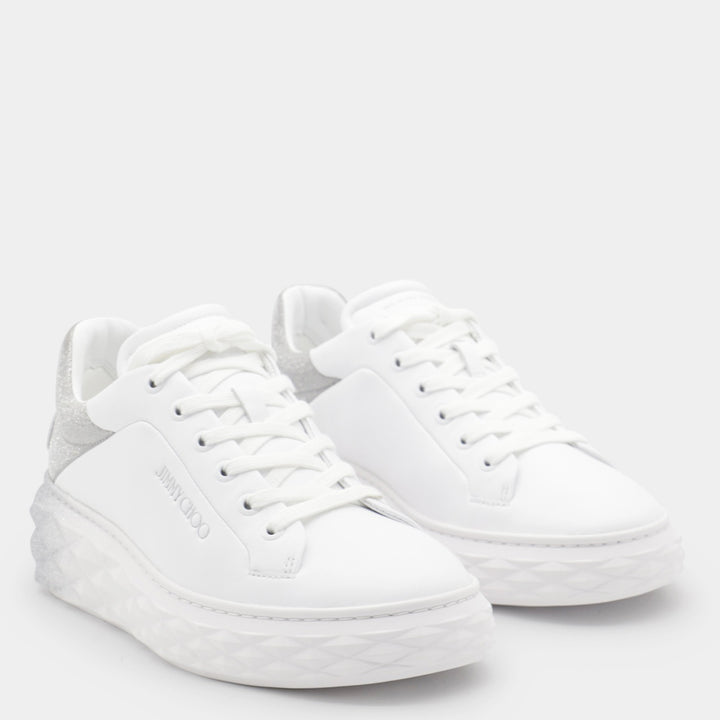Jimmy Choo Sneakers - WHITE/SILVER | 4a828928a55ad897d3b375edc1a76159a5dbf00c