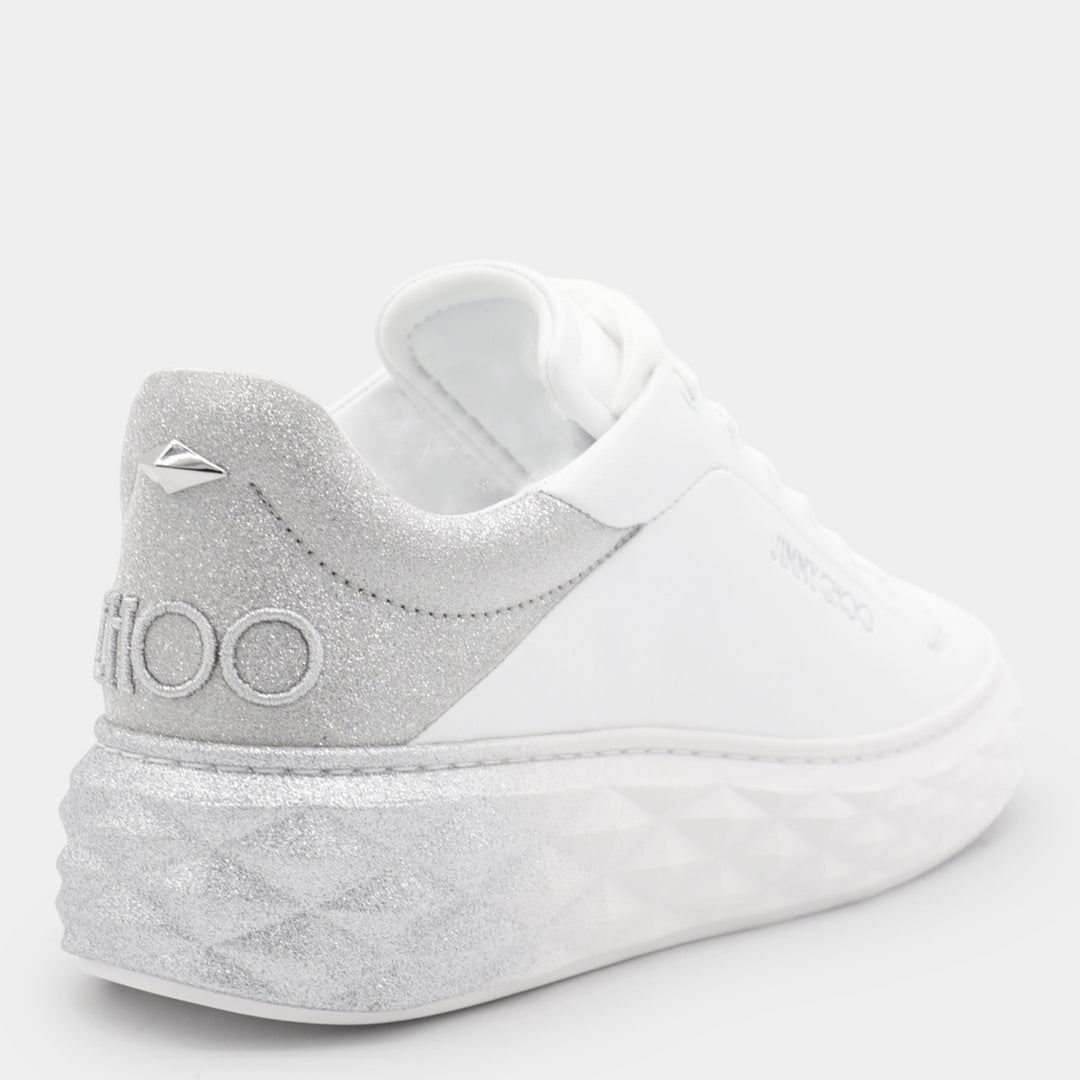 Jimmy Choo Sneakers - WHITE/SILVER | 01d410fe514730fe2fc92f14da04fc67daba3f93