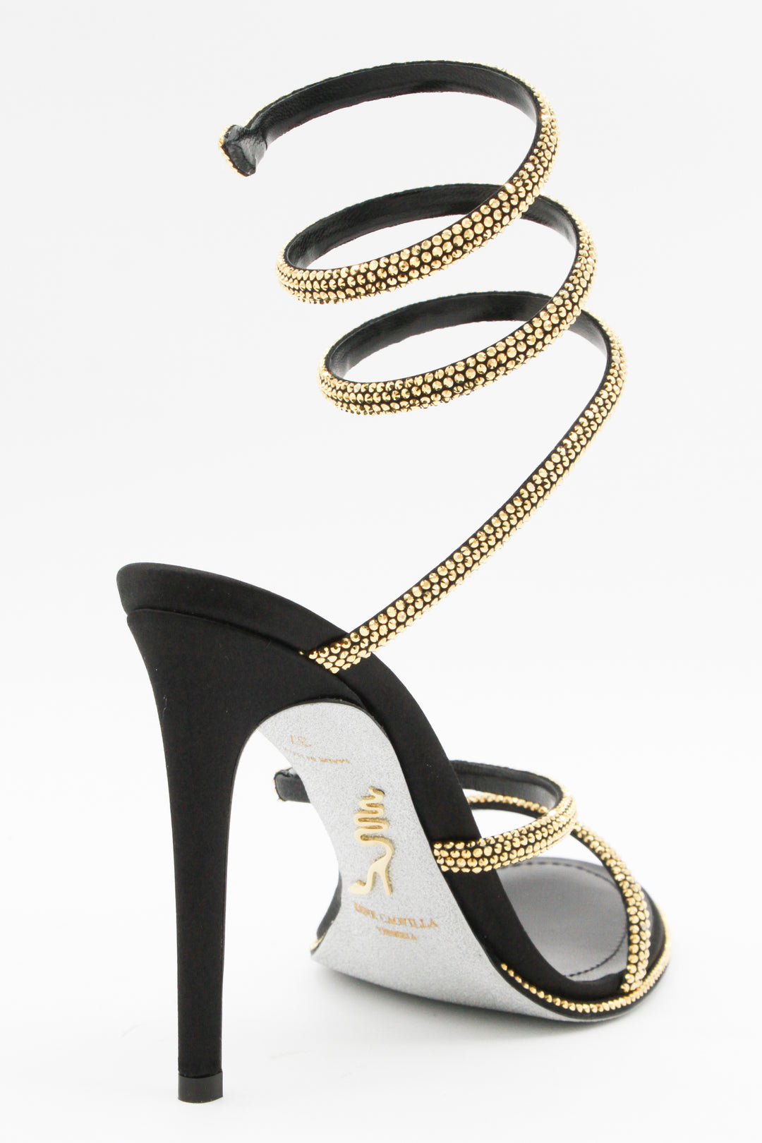 René Caovilla Sandals - GOLD/BLACK | 4ac043085a4566c5d64106bda1d7a6ed636bd966