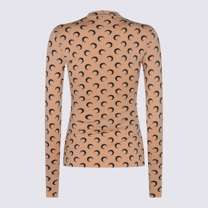 Marine Serre Top - TAN | 193b811035810ba5760bd187da7687f7487faa3c