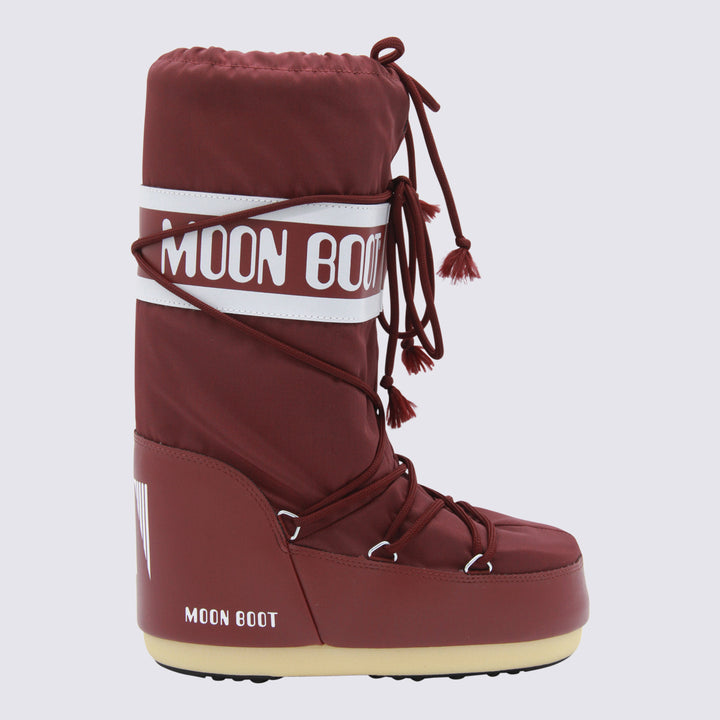 Moon Boot Boots - BURGUNDY | 98804e9cf217759e76f33667bd9581d5342cda20