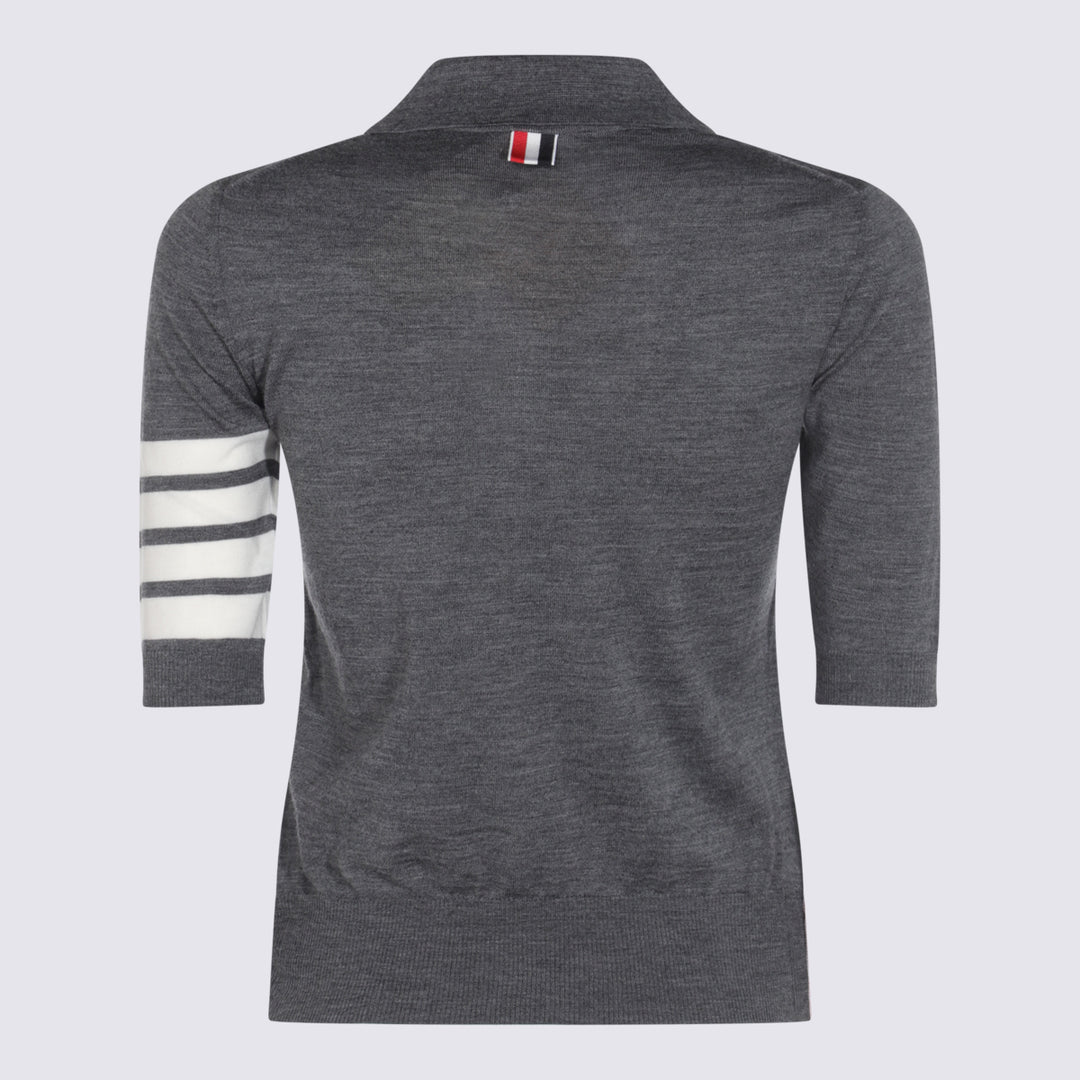 Thom Browne Sweaters - MED GREY | 95cba4a68ebbeb0d6059a917a99aac66c7a1f432