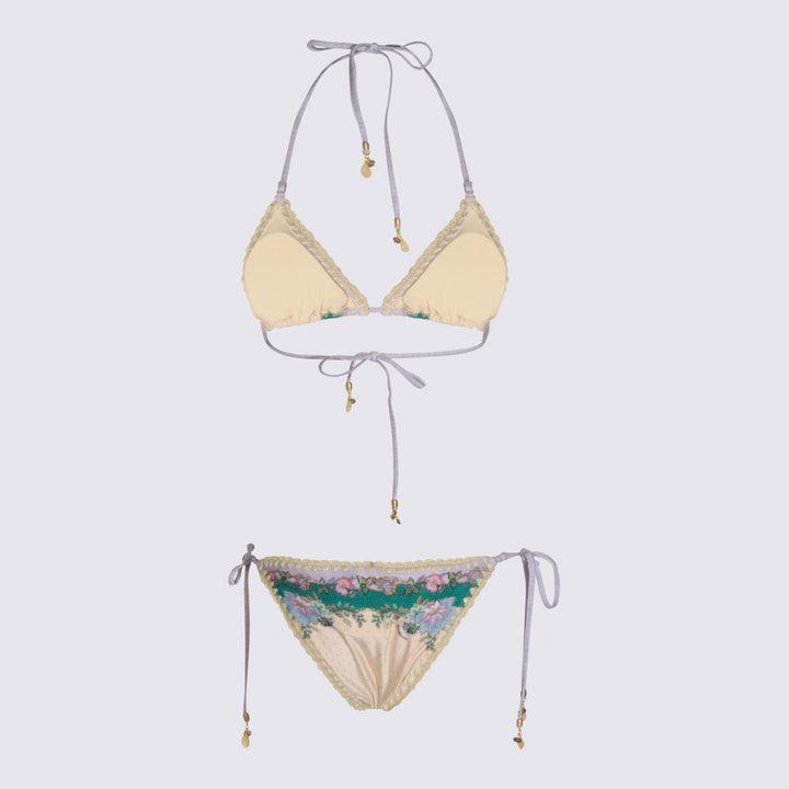 Zimmermann Sea clothing - CREAM SCARF FLORAL | 6071a955381eb7283e655e0ba9c1e2dfcdb161cf