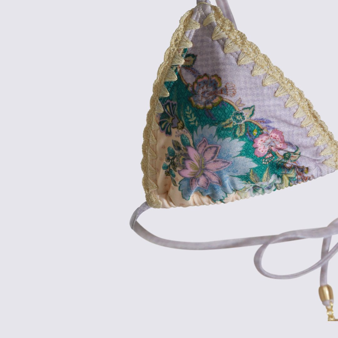 Zimmermann Sea clothing - CREAM SCARF FLORAL | 0435a7d1d805ccde1523de3e250f73b0d5f41af9