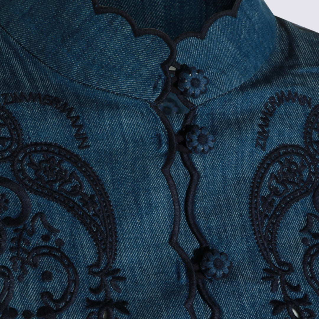 Zimmermann Shirts - RAILWAY BLUE | cac4c698d42a69c155d01bd571cf058c7c6ae1ab