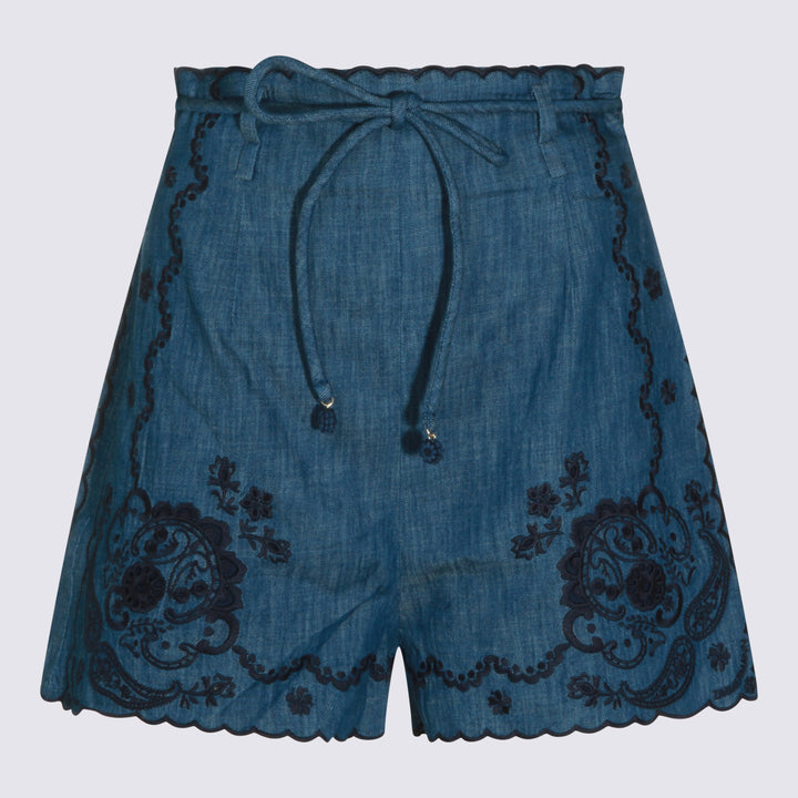 Zimmermann Shorts - RAILWAY BLUE | 0f3aa7e87e1ccefc408f7ab94efe77bbe197e70b