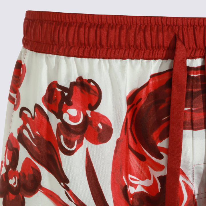 Dolce & Gabbana Shorts - RED-WHITE | 234c8562972e9684fa1d8096ee7bc33316ceec20