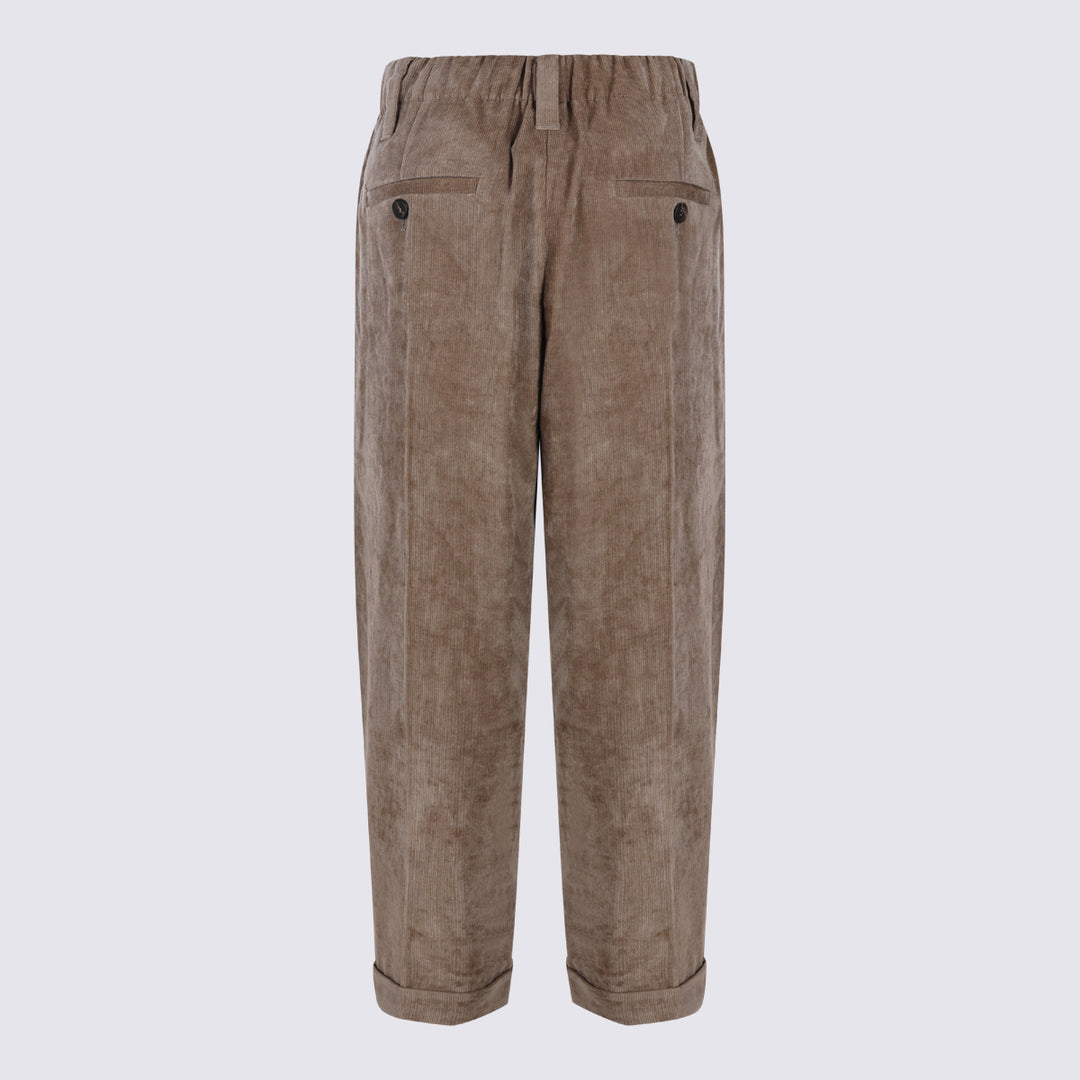 Brunello Cucinelli Trousers - CAPPUCCINO | 6bef35418131eed580d1b3b20d4a159070945b14