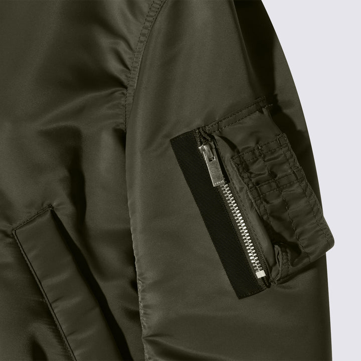 Sacai Jackets - Khaki | 98717aff9898cbc44aee730910cb0b7c20009add
