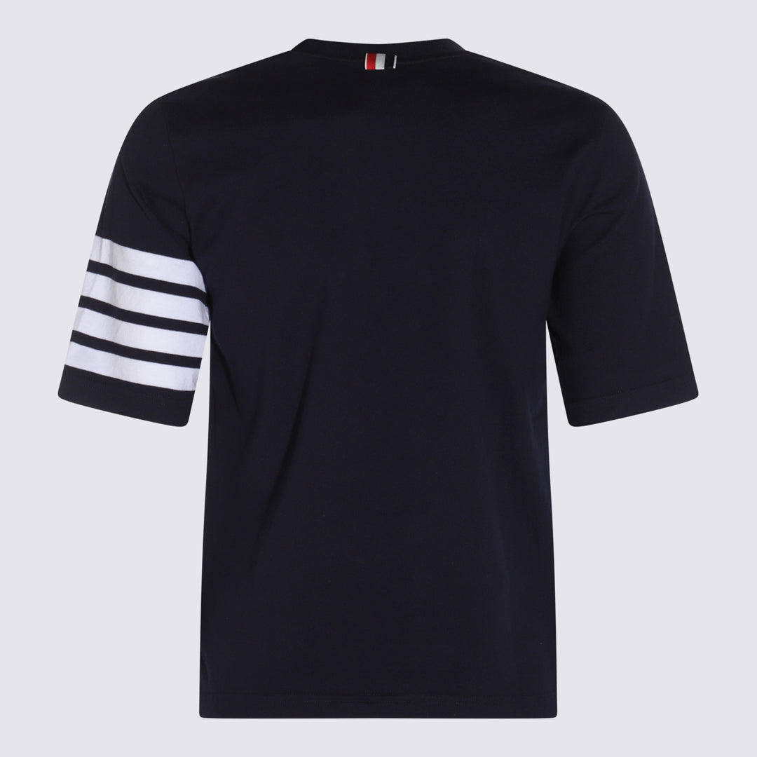 Thom Browne T-shirts and Polos - Navy | 5f75e7e195ecec9898f2e6550f52aaa1b9b00b53