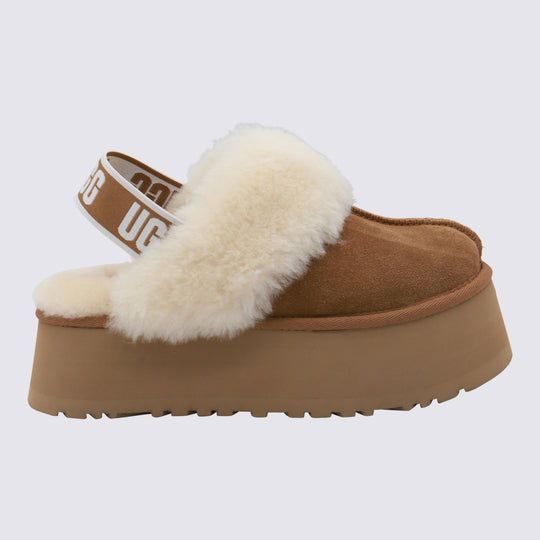 Flat Shoes Chestnut