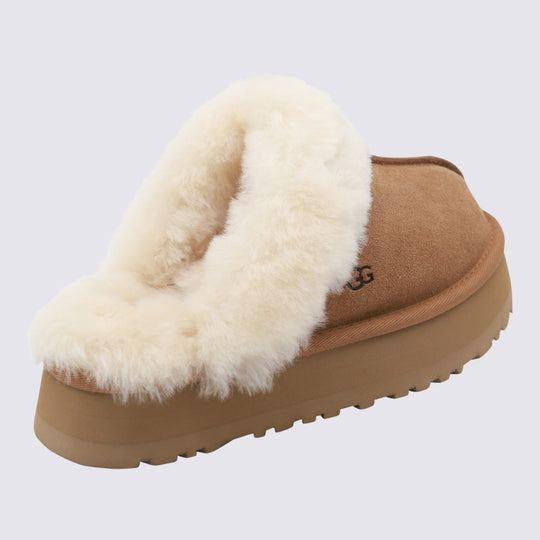 Flat Shoes Chestnut