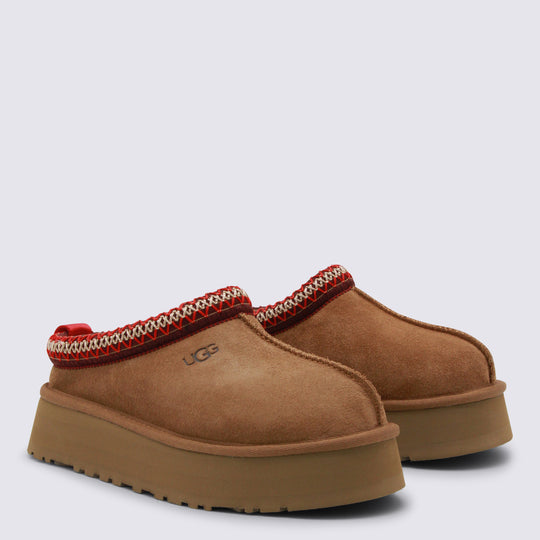 Flat Shoes Chestnut
