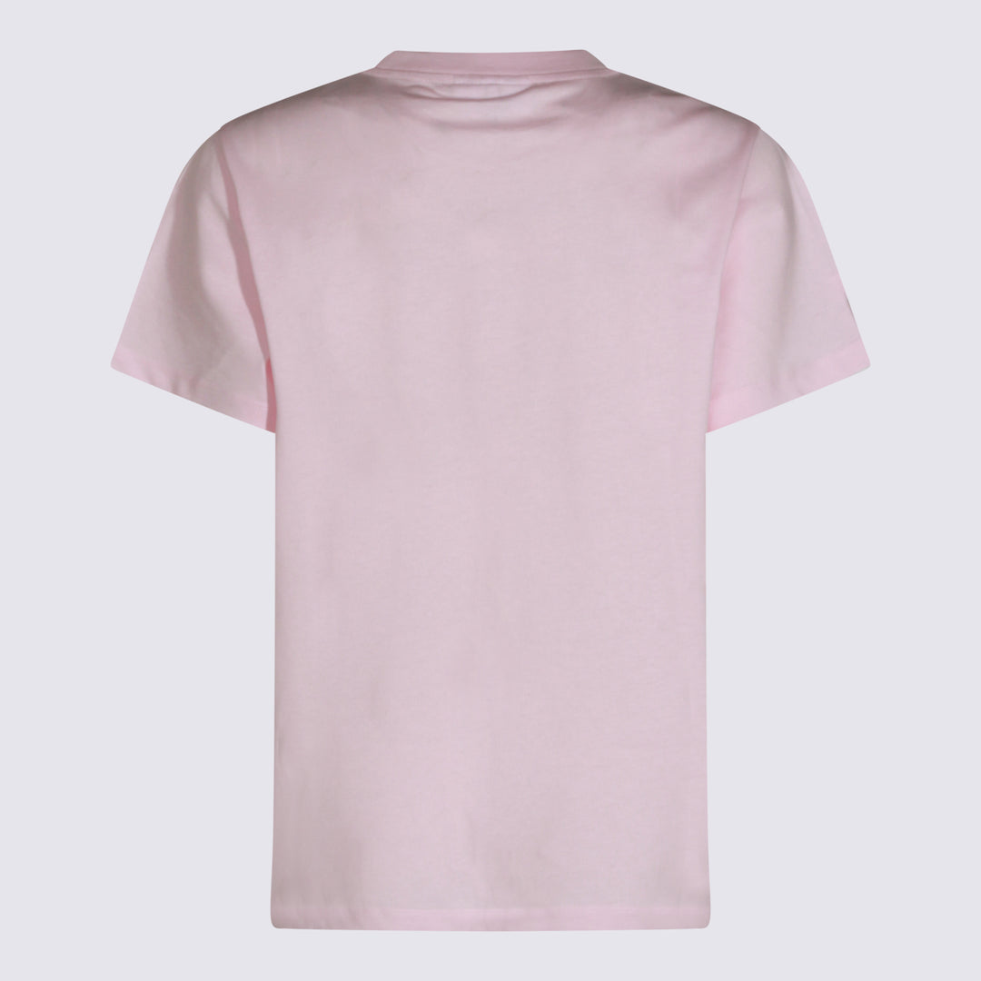 Ganni T-shirts and Polos - CHALK PINK | de3881d5288c951646c0313b7b5d38381f45ce56