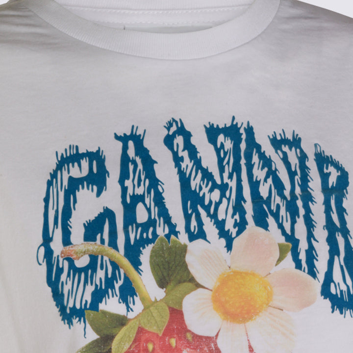 Ganni T-shirts and Polos - Bright White | eaaecb06ef78d0f1d644dbc0579c87c9e07332d1