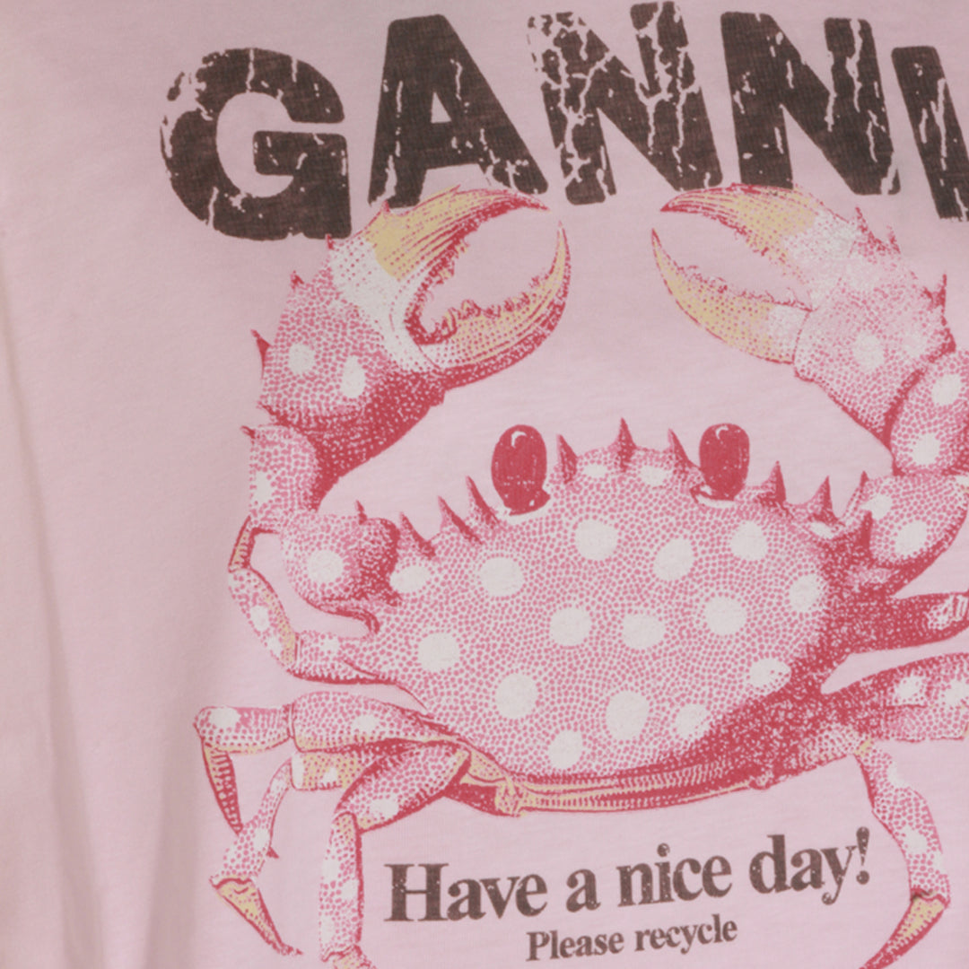 Ganni Sweaters - CHALK PINK | 9dce1a8afae526da44d624696ac1968cf12aa193